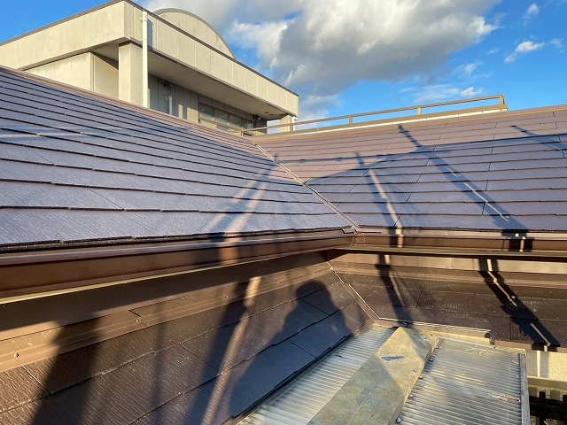 カラーベスト葺き完成